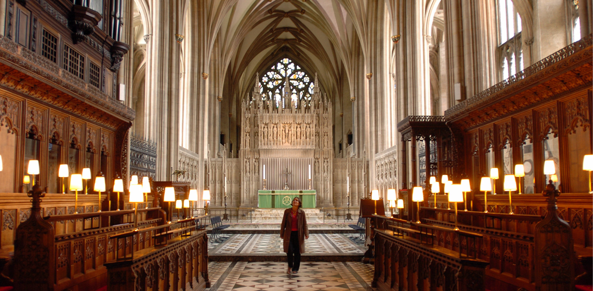 Inside Bristol Cathedral